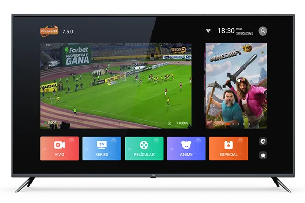 flujo tv en smart tv
